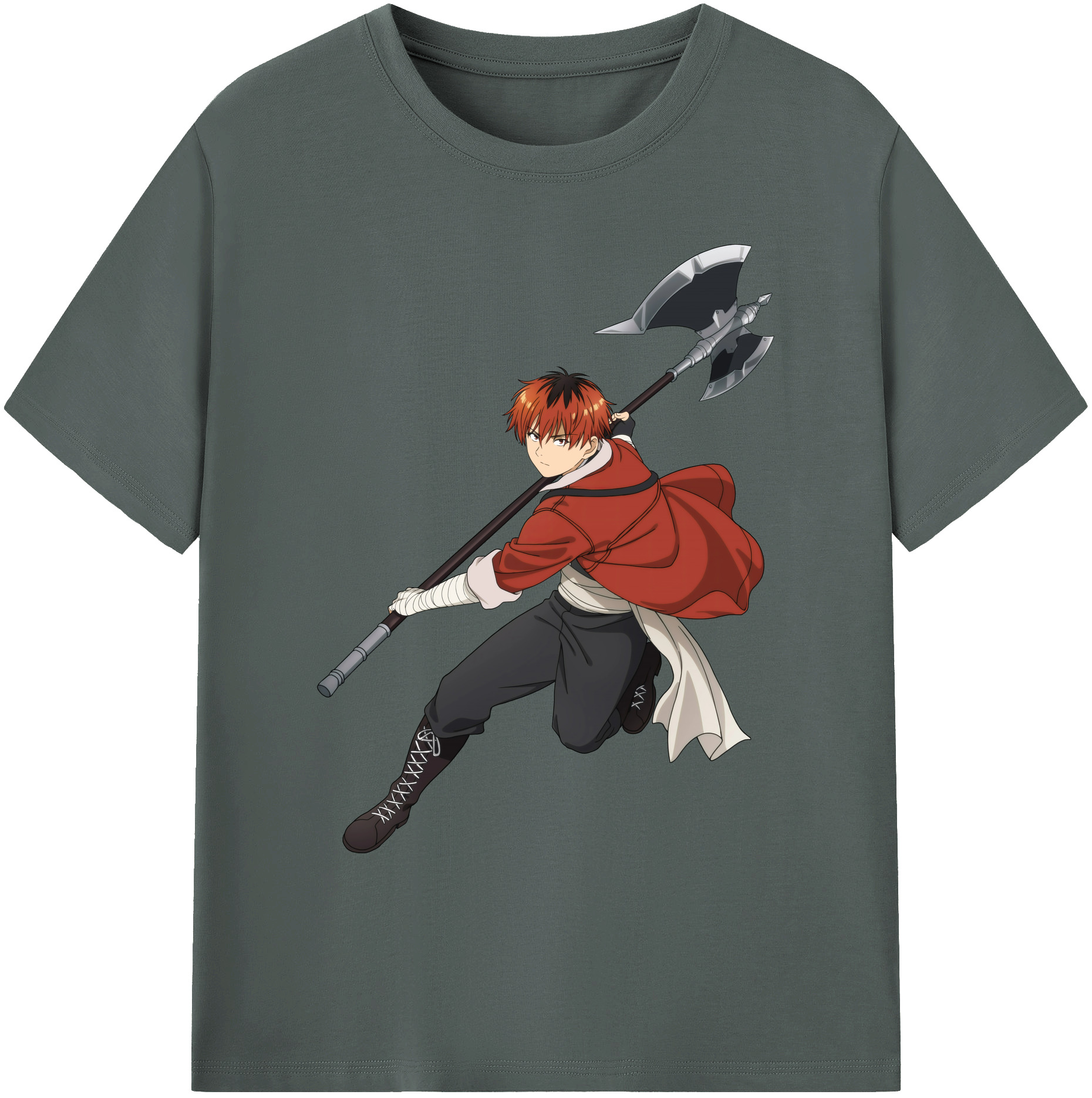 （画像用） 葬送のフリーレン Frieren 綿100％ メンズ半袖Tシャツ｜肌触りやわらか＆通気性